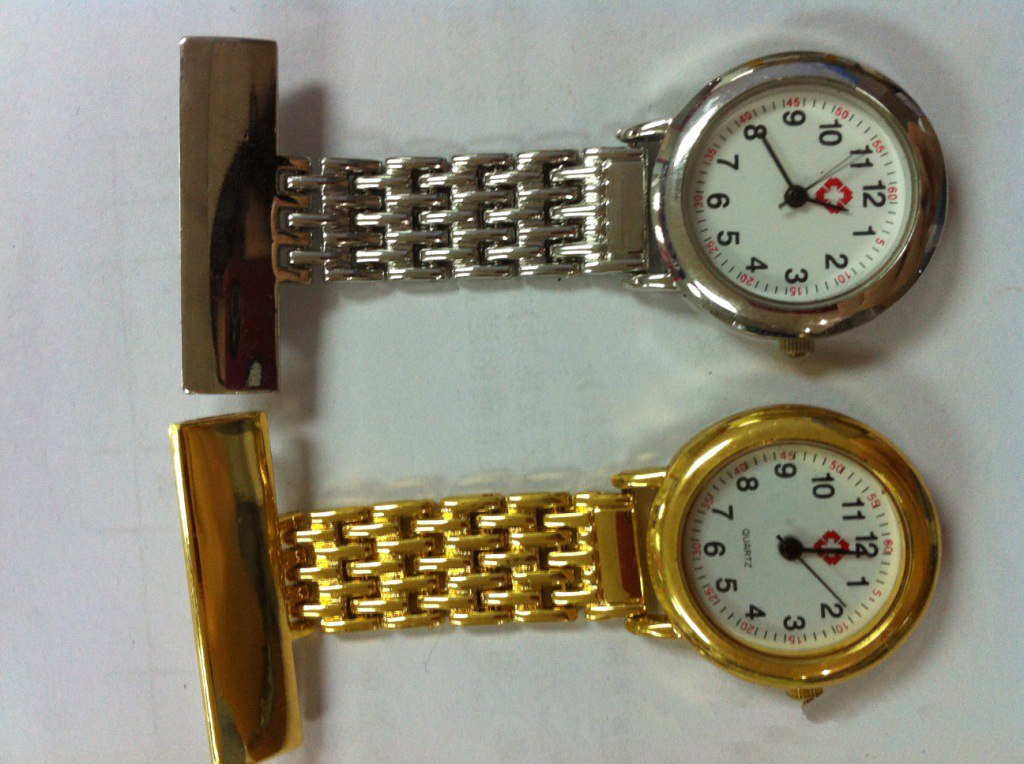 Metallic Nurse Watch